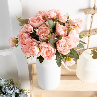 Bó Hoa Mẫu Đơn Giả Hoa Hồng Lụa Cao Cấp Decor Trang Trí Nhà Cửa Cẩm Tú Cầu Retro Châu Âu 30cm Để Bàn Phòng Khách Tiệc Cưới Sang Trọng Phụ Kiện Chụp Ảnh Đạo Cụ Bình Cắm Sẵn Sắc Màu Vintage Quà Tặng Đẹp Lung Linh Giống Thật Tinh Tế Đẳng Độc Đáo Mới Nhất