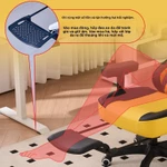 Ghế Gaming Họa Tiết Dễ Thương - Ghế Máy Tính Có Thể Nằm, Ngồi Thoải Mái Cho Nam, Văn Phòng & Gia Đình — ảnh 4