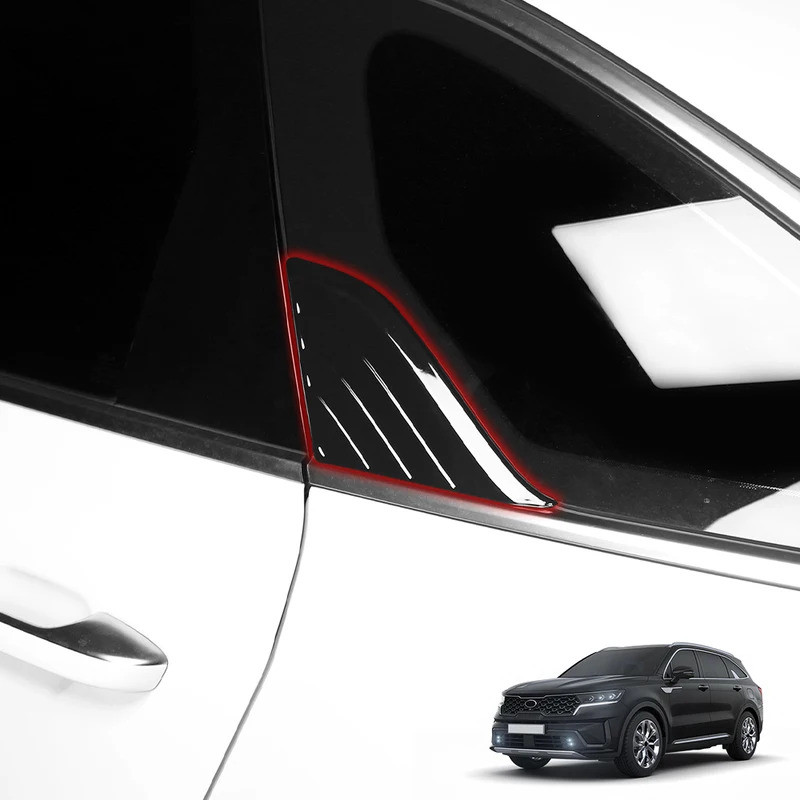 Bán Sợi Carbon Phong Cách C-Pillar Cửa Sổ Bảo Vệ Khung Viền Dành Cho Xe Kia Sorento MQ4 2021-2026 LHD RHD