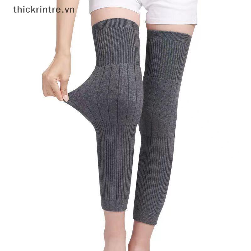 Cặp Bọc Đầu Gối Len Cashmere Đen/Xám - Protector Cho Người Việt