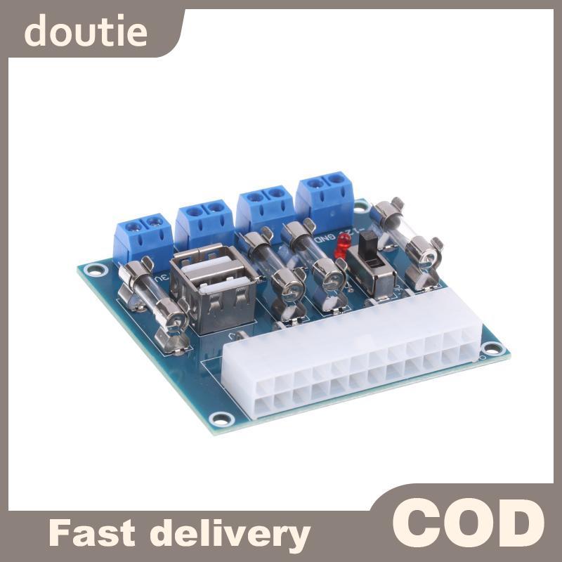 Doutie 1 Bộ Chuyển Đổi Nguồn Điện Cung Cấp Mô Đun Kiểm Tra Nguồn Điện Mạch Ổ Cắm Mô Đun HU-M28W Máy Tính Để Bàn Điện ATX Chuyển Bảng VN