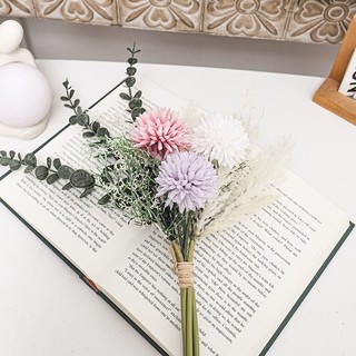 Hoa Giả Trang Trí Bó Bồ Công Anh Cỏ Pampas Khô Lá Bạch Đàn Đẹp Lụa Cao Cấp Decor Phòng Khách Đám Cưới Boho Ins Bình Cắm Sẵn Hiện Đại Sang Trọng Quà Tặng Phụ Kiện Chụp Ảnh Cây Cẩm Tú Cầu Nhựa Mini Để Bàn Làm Việc Ban Công Cửa Hàng Spa Studio Khách Sạn