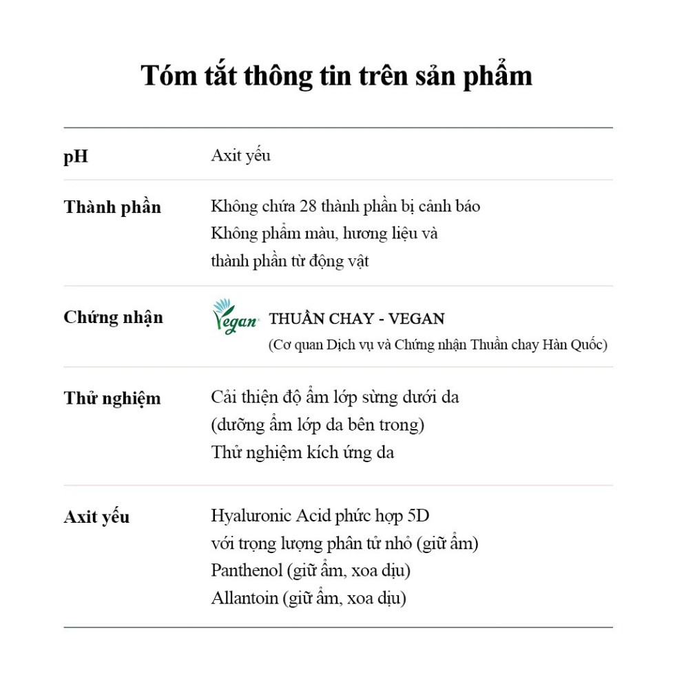 Serum Torriden DIVE IN Low Molecular Hyaluronic Acid 50ml - Cấp Ẩm Đa Tầng, Làm Dịu & Phục Hồi Da Nhạy Cảm