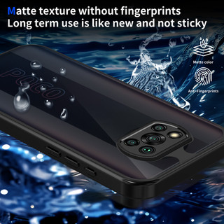 Dành Cho Xiaomi POCO X3 NFC / X3 Pro Ốp điện thoại Cứng Mờ Da-Feel Mềm TPU Khung Chống Sốc Mỏng