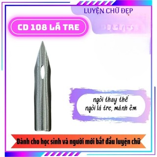 Bút Máy Cánh Diều 108 Luyện Viết Thanh Đậm Ngòi Kim Tinh Lá Tre - Bút Luyện Chữ Chuyên Nghiệp CD108 (1bút không kèm mực)