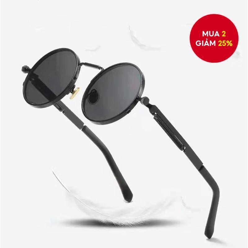 Kính râm tròn Punk Hip Hop Unisex Khung thiết kế bền bỉ cho đồ dạo phố ...