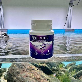 Bột tím sát khuẩn cho cá PURPLE SHIELD tinh khiết, cải thiện chất lượng nước hồ cá