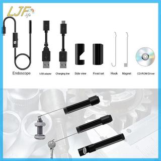 LJF 3 trong 1 USB Type-C Kiểm tra nội soi Borescope 5.5 / 7 / 8mm Ống kính HD Camera IP68 VN