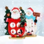 Mô Hình ông Già Noel Gỗ Đồ Chơi Giáng Sinh Trang Trí Decor, Tặng Quà