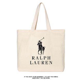 Ralph Lauren Túi Vải Thương Hiệu Hàng Hóa Thân Thiện Với Môi Trường Mua Sắm Dung Tích Lớn Đi Chơi Thời Trang Một Mảnh