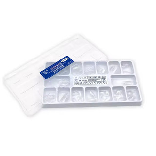 64 Chiếc Nha Khoa Trong Suốt Tạm Thời Vương Miện Nha Khoa Răng Rụng Trứng Của Người Lớn Trẻ Em Preformed Răng Hàm