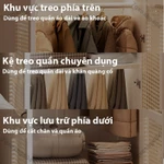 【Bảo hành trọn đời】tủ quần áo tủ gỗ 4 cánh Áo Lắp Ghép Tủ quần áo lớn đa năng tủ treo quần áo tủ áo quần，Dễ Lắp Ráp — ảnh 2