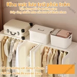 【Bảo hành trọn đời】tủ quần áo tủ gỗ 4 cánh Áo Lắp Ghép Tủ quần áo lớn đa năng tủ treo quần áo tủ áo quần，Dễ Lắp Ráp — ảnh 6