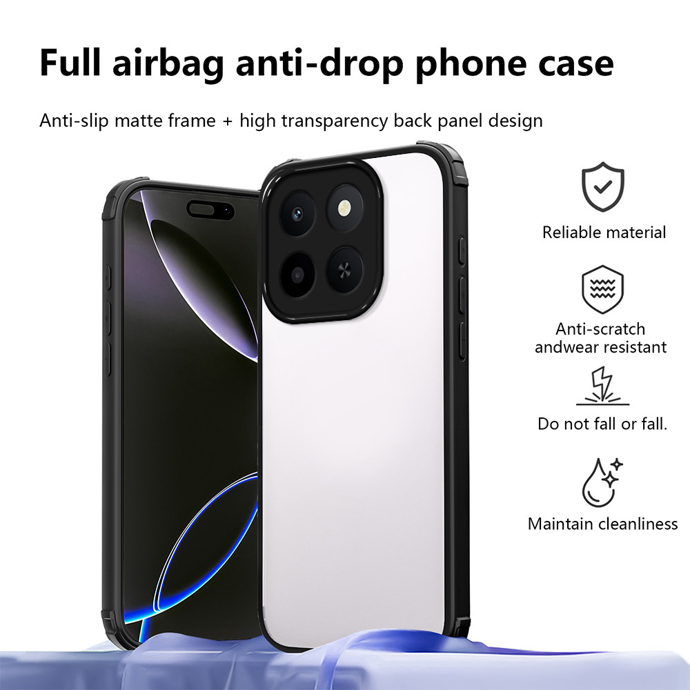 Ốp lưng Honor X6C Vỏ bảo vệ bốn góc Vỏ trong suốt cho vỏ điện thoại Honor X6C