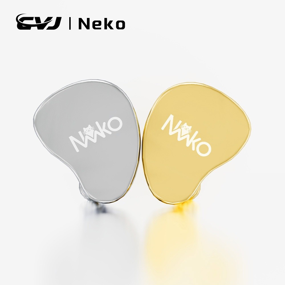 CVJ NEKO In-Ear Dynamic Có Dây HiFi Tai Nghe Mạ Chân Không Khắc Laser 4.4mm + 3.5mm Jack Cáp IEMs