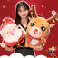 PS1 Ông Già Noel Tuần Lộc Sang Trọng Cotton Đồng Hành Búp Bê Quà Tặng Giáng Sinh Sang Trọng Đồ Chơi Cho Trẻ Em Bé Gái SP1