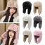 Mũ Ushanka Nữ Chống Gió Dày Mềm Mại, Bịt Tai Phù Hợp Ngoài Trời