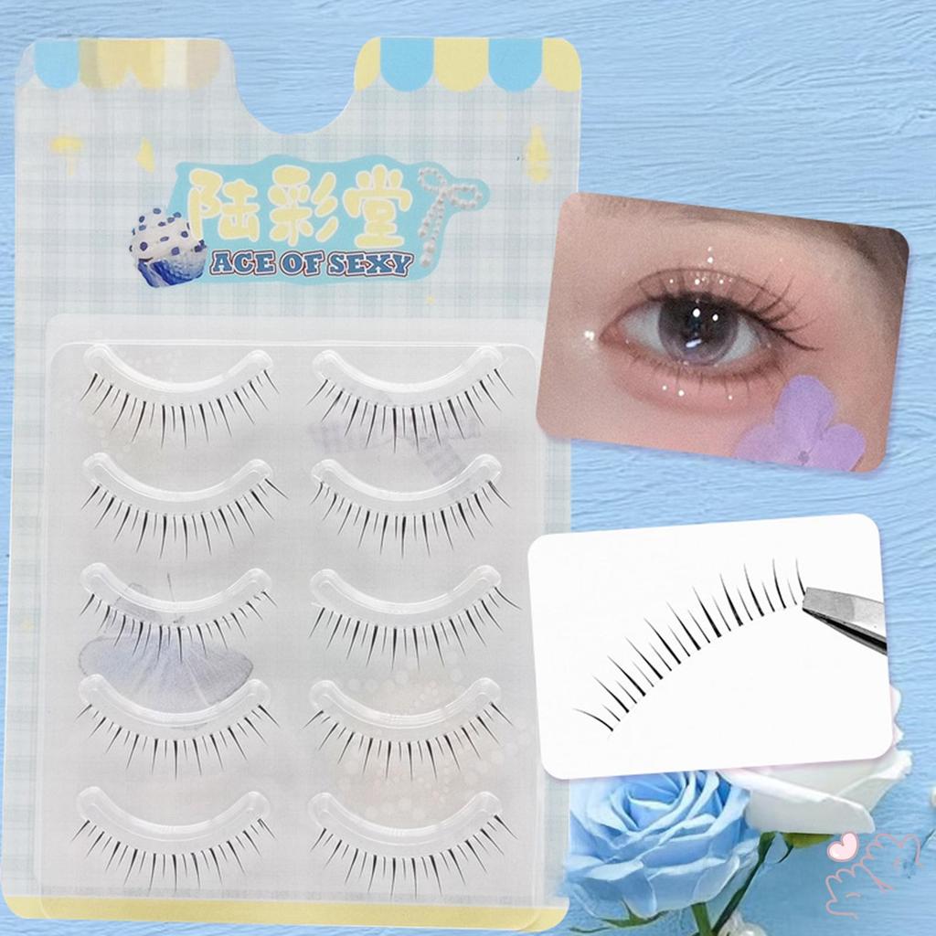 C Curl Một Mảnh Lông Mi Giả Người Phụ Nữ DIY Anime Full Strip Mi Món Quà Hoàn Hảo Cho Bé Gái Hoặc Nữ