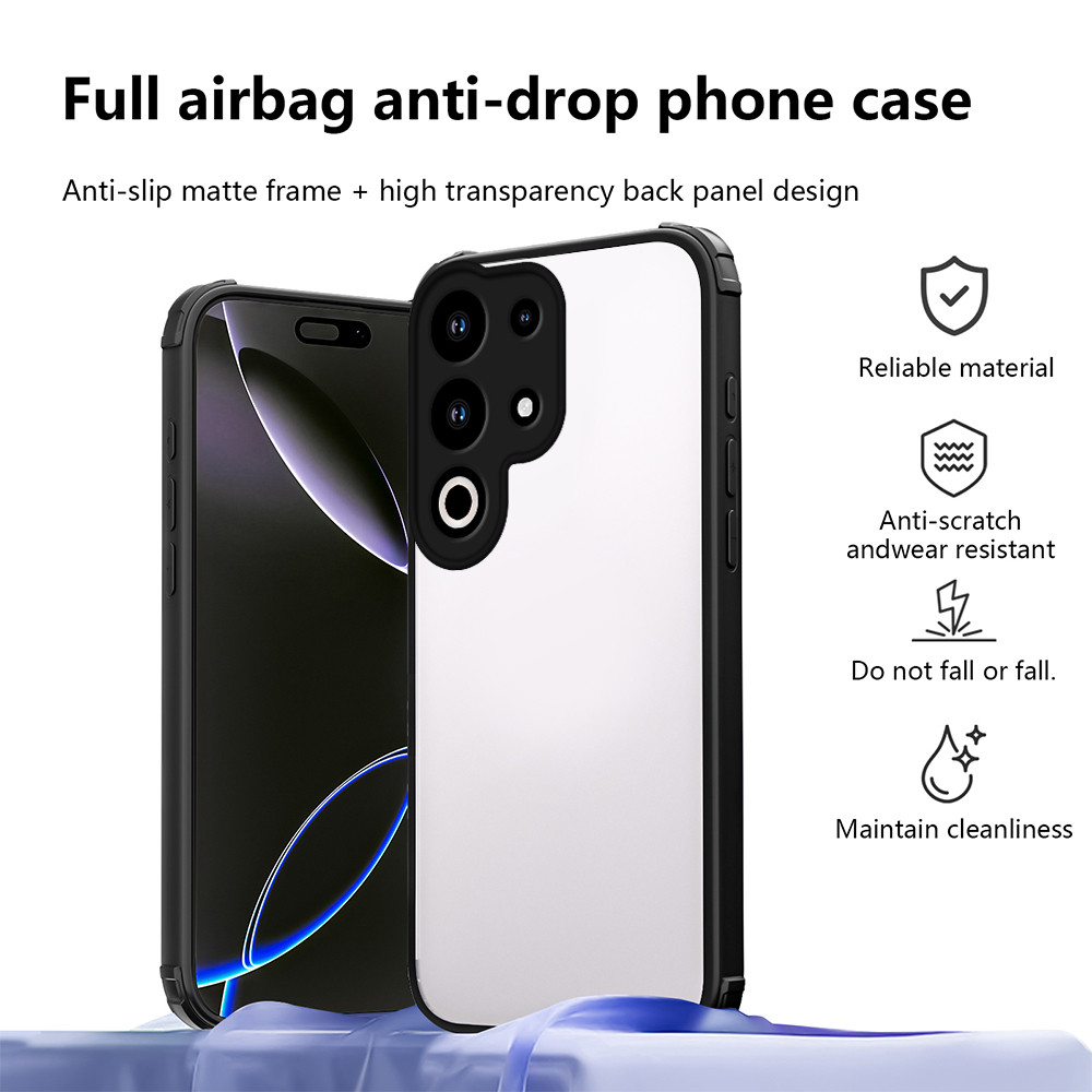 Ốp lưng itel S26 Ultra Vỏ bảo vệ bốn góc Vỏ trong suốt cho vỏ điện thoại itel S26 Ultra