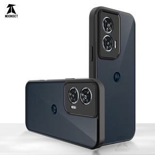 Dành Cho Motorola Moto G35 5G Ốp điện thoại Cứng Mờ Da-Cảm Giác Mềm Khung TPU Chống Sốc Mỏng Vỏ