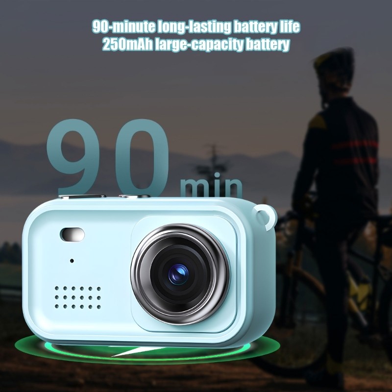 Máy ảnh kỹ thuật số hành động Mini ANN 1 47 inch Thân máy Phản hồi nhanh Bắn tăng cường khả năng nhìn đêm