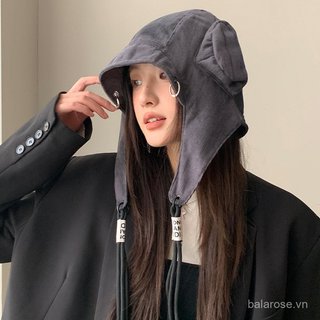 Mũ Aviator Corduroy đa năng cho mùa thu đông ấm áp dành cho nam nữ