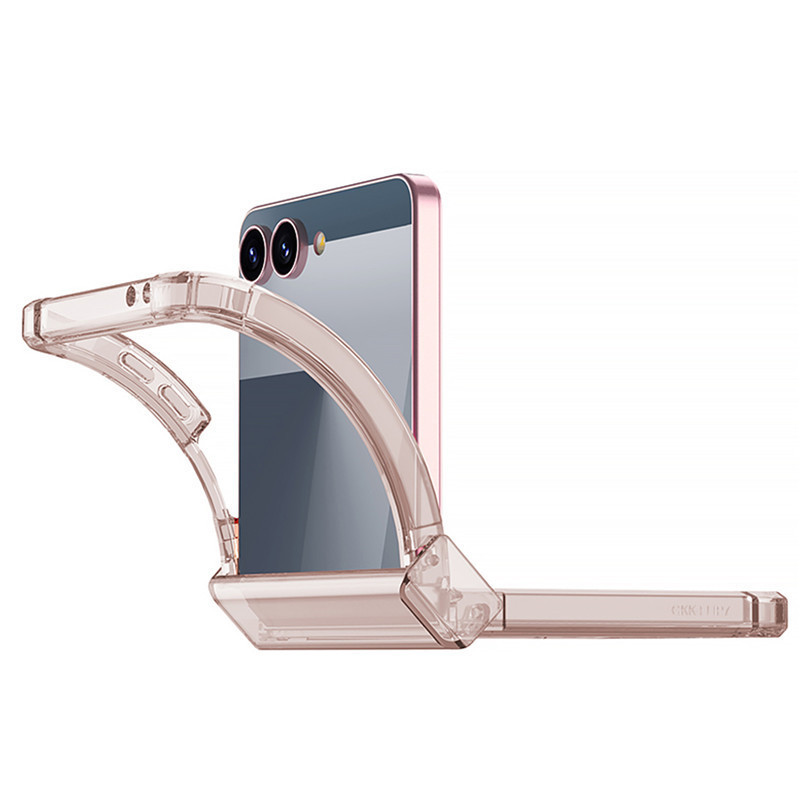 Dành Cho Samsung Galaxy Z Flip 7 Từ Tính Sạc Không Dây Trong Suốt Chống Sốc Gấp Bản Lề Bảo Vệ Flip7