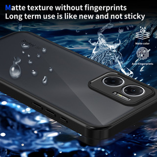 Dành Cho Redmi 10 5G / 10 Prime / Note 11E Ốp điện thoại Cứng Mờ Da-Cảm Giác Mềm Khung TPU Chống Sốc Mỏng
