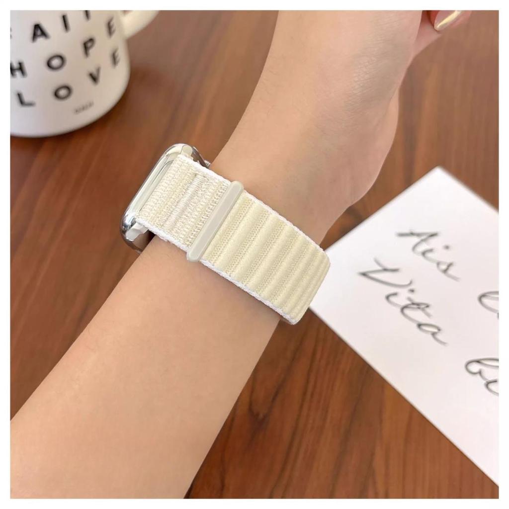 Dây đeo Nylom tương thích cho Apple Watch Series11 / 10 42mm 46mm Ultra3 / 2 / 1 49mm 40mm 44mm 38mm 41mm 42mm 45mm 9 8 7 6 5 4 SE