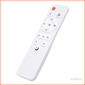 Điều khiển từ xa Star IR cho đèn quạt trần có độ sáng và cài đặt nhiệt độ màu có thể điều chỉnh