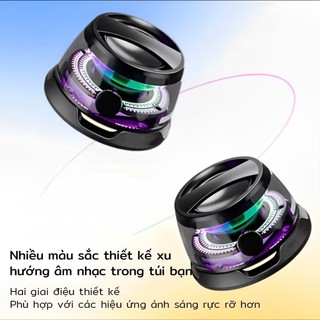 mini Loa Bluetooth Loa Từ Tính Chất Lượng Cao Nhà Loa Siêu Trầm Không Dây Nhỏ Âm Nhạc Ngoài Trời Loa Siêu Trầm LED
