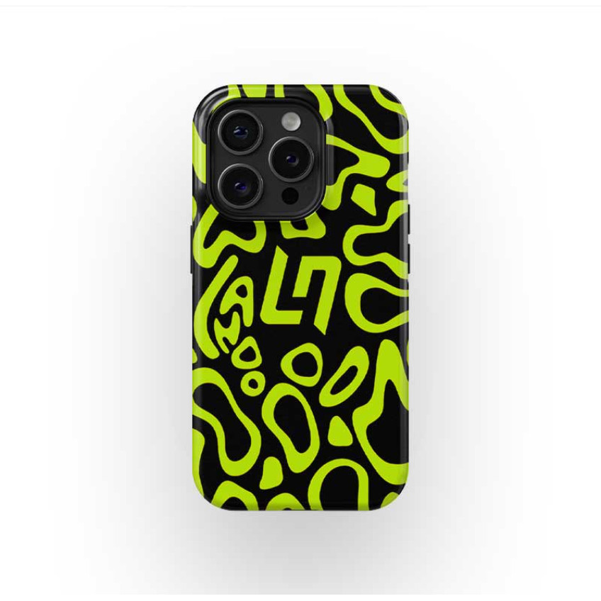 Lando Norris 2025 F1 Bahrain GP Night Race Mũ bảo hiểm Livery Ốp điện thoại phù hợp cho iPhone17 16Pro 16e 15ProMax 14Pro 13 12 13mini Samsung S24 S22 S25 2in1 ốp lưng cứng bóng