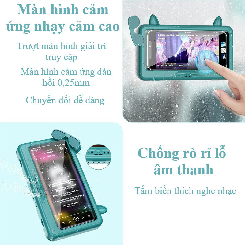 Giá Treo Điện Thoại Nhà Tắm Đa Năng - Giá Treo Tường, Kéo Dài, Xoay 360°, Chống Nước, Cảm Ứng