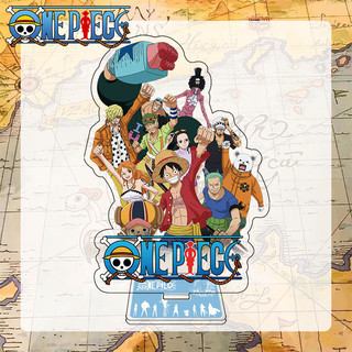 Mô Hình Acrylic One Piece Luffy Sanji Chopper Zoro Law Trang Trí Bàn, Quà Tặng Anime