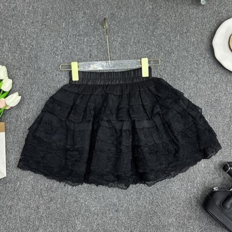 Chân Váy Nữ Dáng Xoè Kèm Quần Trong Váy Tầng Xòe Bᶖgsize Dễ Thương Chất Ren Dày Dặn Phong Cách Trẻ Trung ESHOP MS489