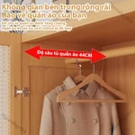 【Bảo hành trọn đời】tủ quần áo tủ gỗ 4 cánh Áo Lắp Ghép Tủ quần áo lớn đa năng tủ treo quần áo tủ áo quần，Dễ Lắp Ráp — ảnh 6