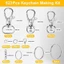 Unstop * 523 Miếng Móc Khóa Hoàn Chỉnh Nhảy Nhẫn Dành Cho Người Mới Bắt Đầu Chuyên Nghiệp Thủ Công