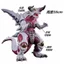 Quái vật cao su mềm lớn Overlord Monster Đồ chơi mô hình trang trí Búp bê đa năng có thể di chuyển được Godzilla Series Nam LC0U
