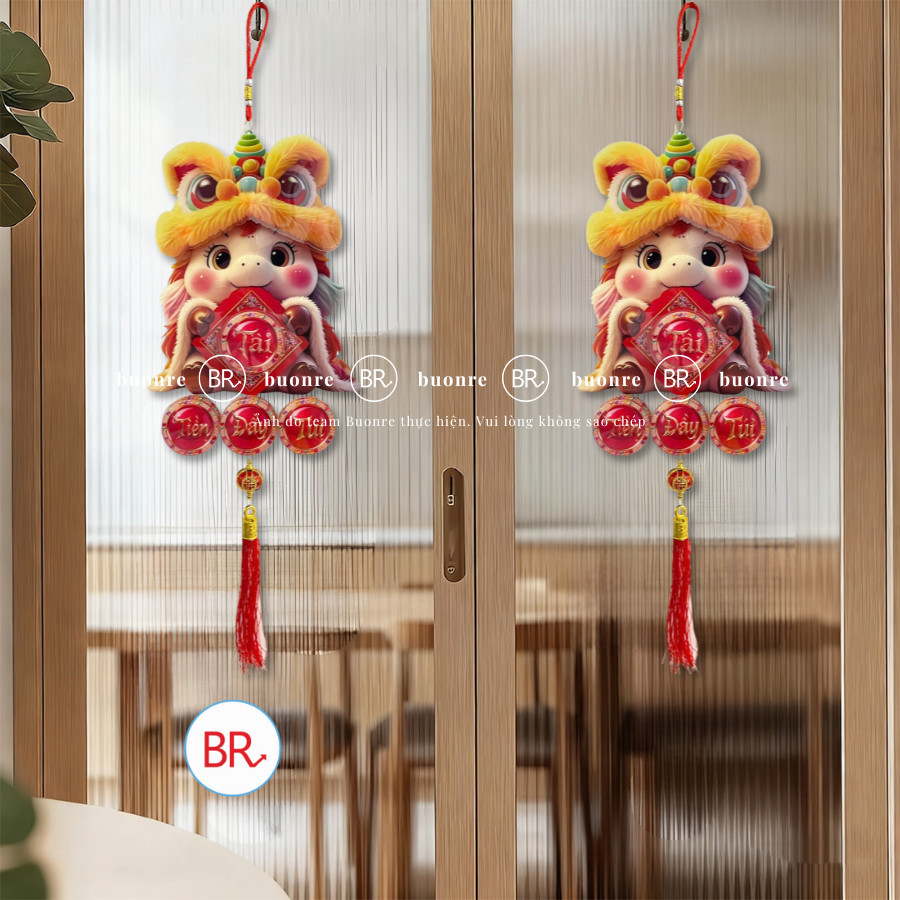 Liễn Treo Trang Trí Tết Ngựa Chibi 6D Cute Chất Liệu Nhựa Mika Decor Trang Trí Tết Bính Ngọ 2026,Nhà Cửa,Quán Ăn ANGI