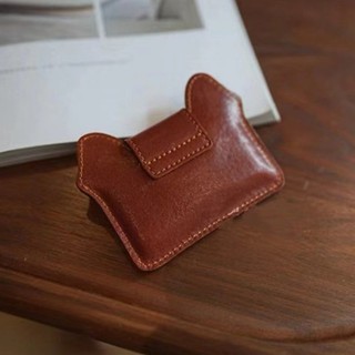 Mèo Nhẹ Lớn Retro Dung Tích Đựng Thẻ Ngân Hàng Ví Đựng Tiền Xu Họa Tiết Phong Cách Mới pxb3