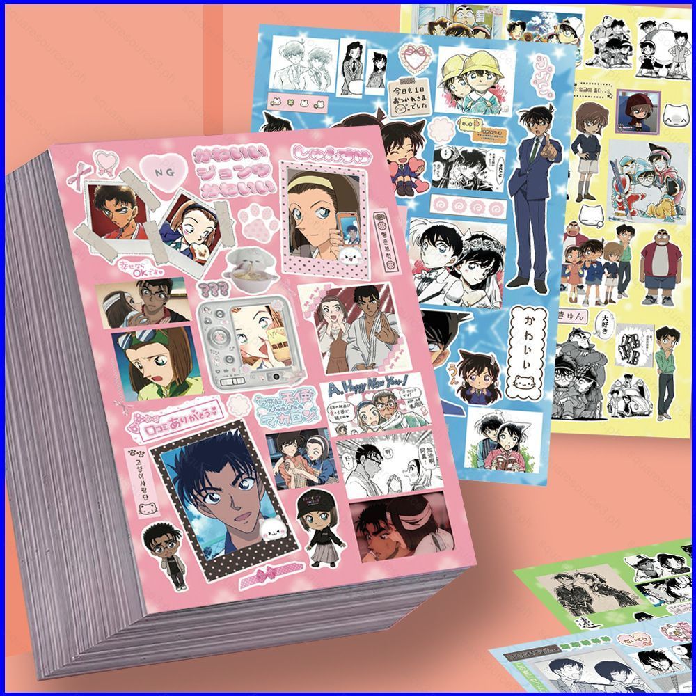 SQ3 8 Tờ / bộ Thám Tử Lừng Danh Conan Dán Anime Graffiti Sổ Tay Hành Lý Chống Thấm Nước Trang Trí QS3