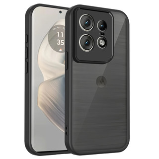 Dành Cho Motorola Moto Edge 50 Pro Ốp điện thoại Cứng Mờ Da-Cảm Giác Mềm Khung TPU Chống Sốc Mỏng Vỏ