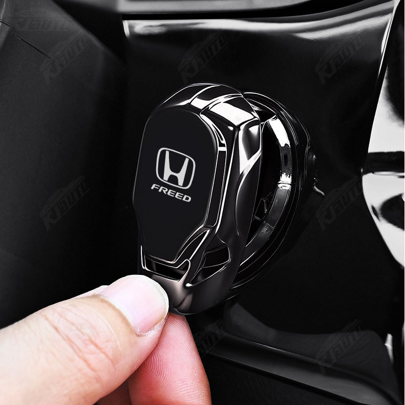 Honda Freed Nút khởi động bằng một cú nhấp chuột Nắp bảo vệ công tắc đánh lửa bằng hợp kim Trang trí nút đánh lửa động cơ ô tô