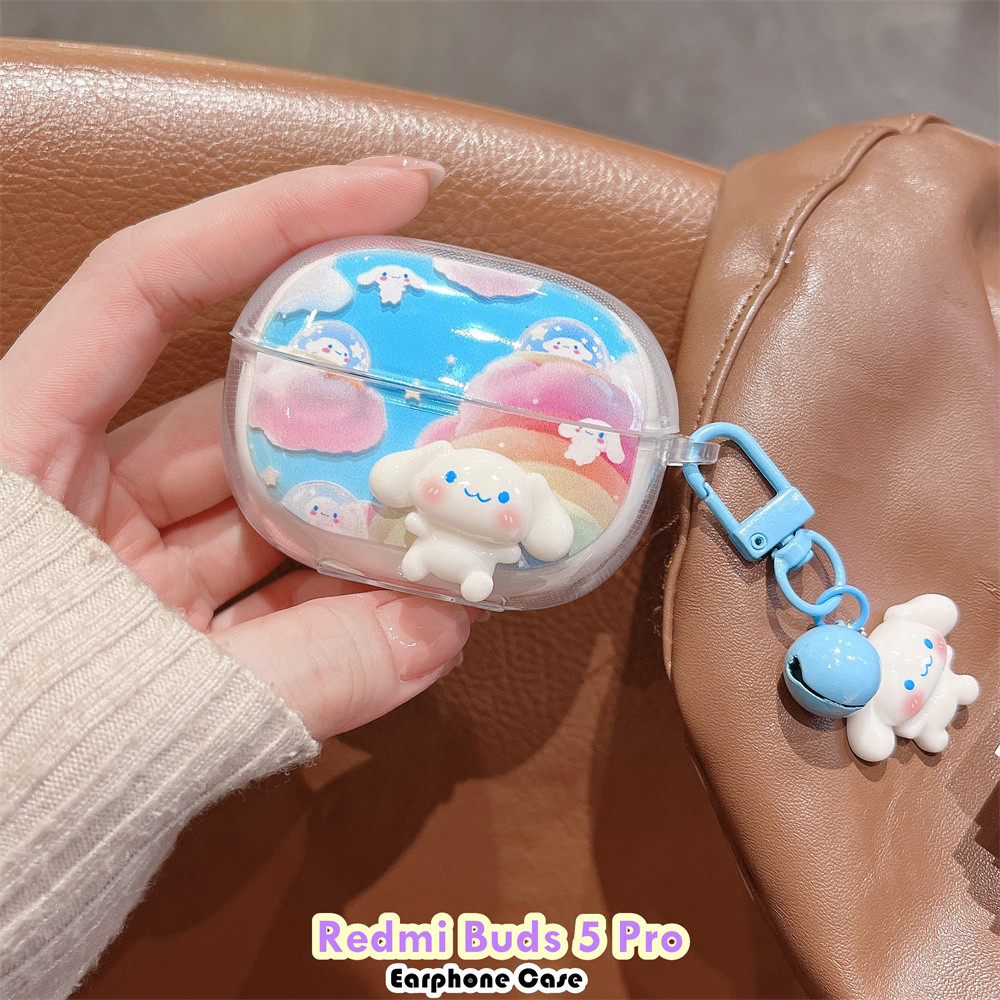 [Ngôi sao tương lai] Dành cho vỏ Redmi Buds 5 Pro Vỏ tai nghe silicon mềm DIY Creative Cat