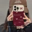 Ốp Gương Giá đỡ iPhone 16 15 14 13 12 11 Pro Max 7 8 Plus XR XS Max Chống Rơi 3D Tạo Dây Đeo Mềm Cho B-XPDP6D107&108