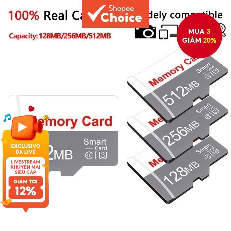 Thẻ Flash Micro SD TF 128MB 256MB 512MB dành cho máy ảnh Giám sát âm thanh ô tô