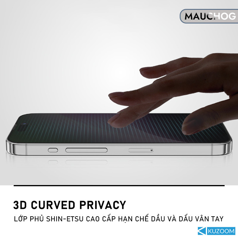 Kính Cường Lực Kuzoom Chống Nhìn Trộm Siêu Mỏng Cho Điện Thoại iPhone 17 Pro Max 16 15 13 12