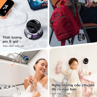 mini Loa Bluetooth Loa Từ Tính Chất Lượng Cao Nhà Loa Siêu Trầm Không Dây Nhỏ Âm Nhạc Ngoài Trời Loa Siêu Trầm LED