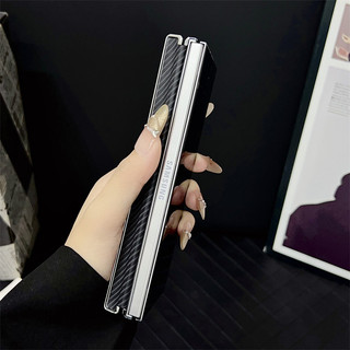 Ốp điện thoại mạ điện Aurora sang trọng cho Samsung Galaxy Z Fold 7/6/5/4, chống sốc
