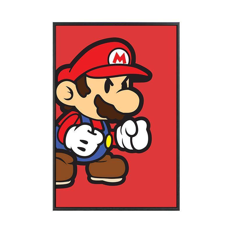Hoạt Hình Super Mario Canvas Cửa Tranh Dễ Thương Trang Trí Phòng Trẻ Em Nhà